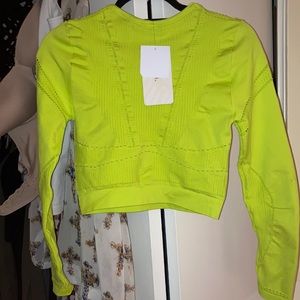 Neon, Fabletics crop top/legging workout set